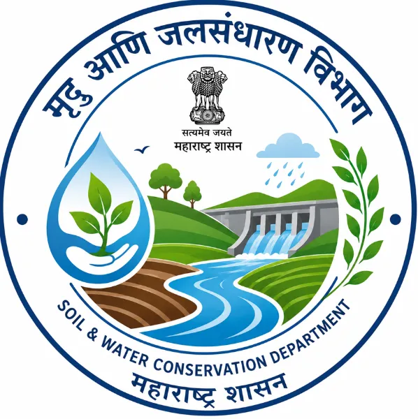 Soil and Water Conservation Department (Mrudu and Jalsandharan Vibhag), Government of Maharashtra logo